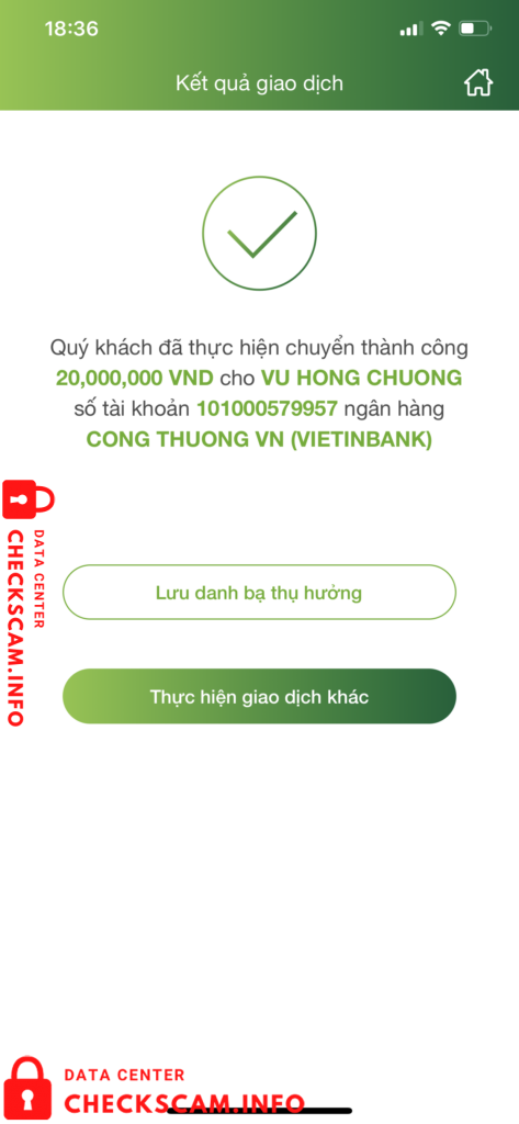 Preuves contre Le Xuan Bach