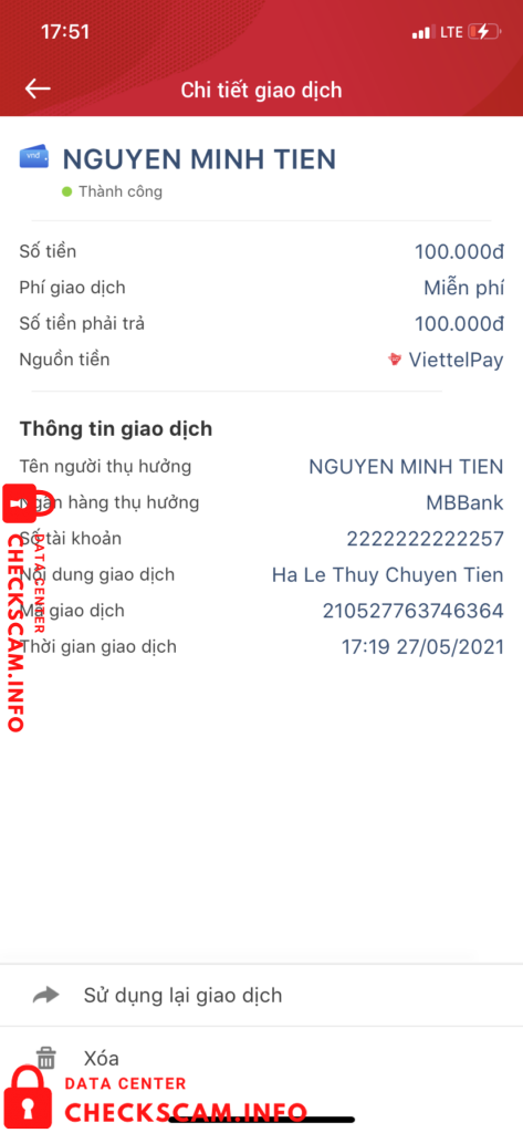 Bằng chứng chống lại Nguyễn Minh Tiến