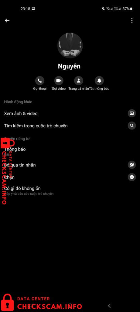 Evidência contra Nguyễn Trọng Phước