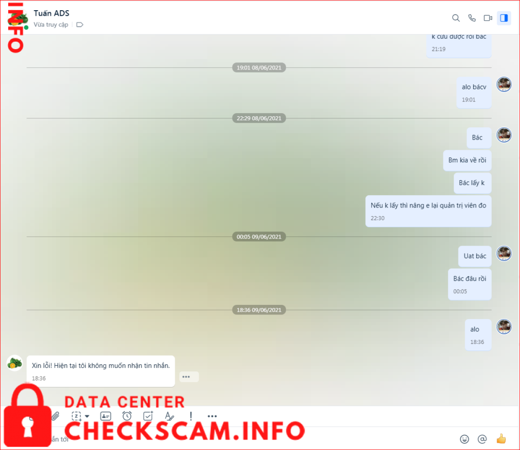 Evidência contra Vu Anh Tuan