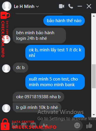 Preuves contre Lê Hoàng Minh