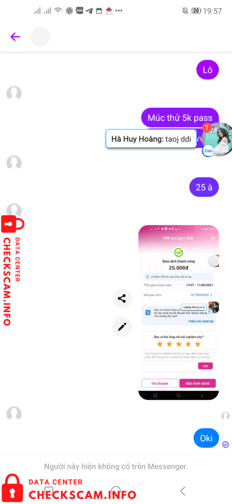 Bằng chứng chống lại Lê Minh Tiến