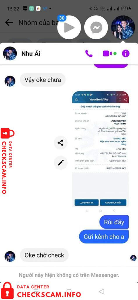 Bằng chứng chống lại Ngô Thị Mỹ