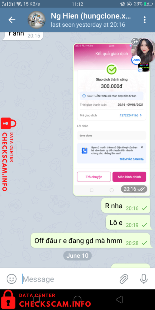 Bằng chứng chống lại Cao Tuấn Hùng