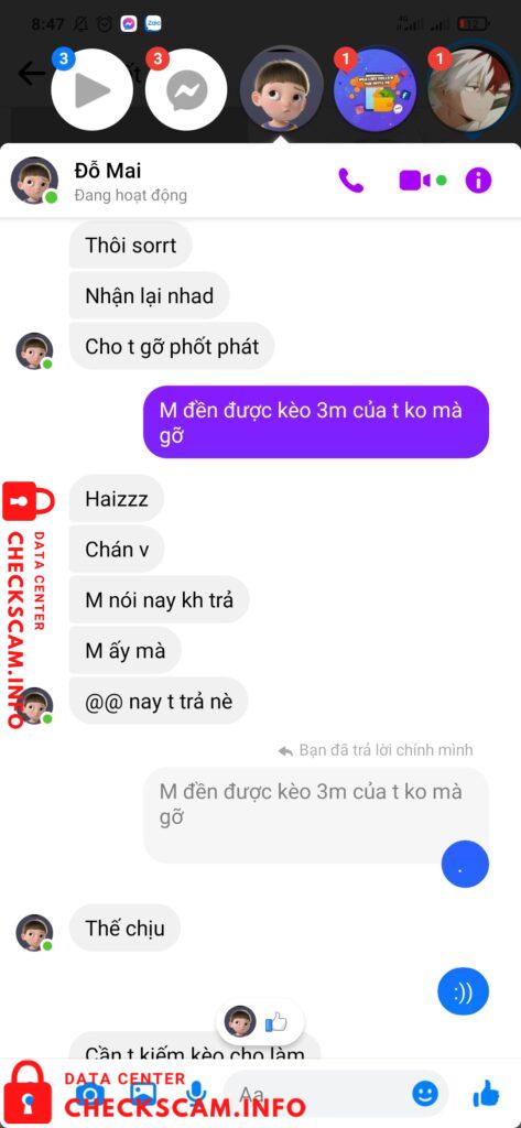 Bằng chứng chống lại Đỗ Mai Hoàng Minh Thông