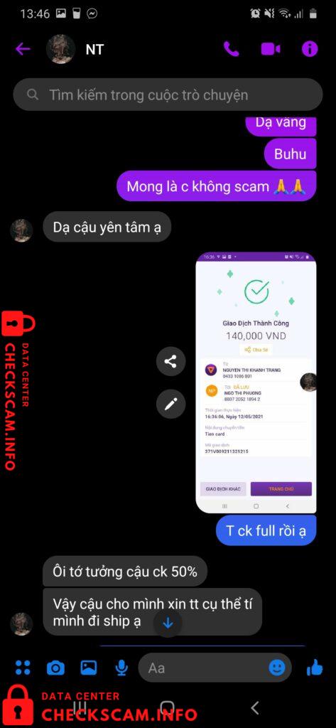 Bằng chứng chống lại Ngo Thi Phuong