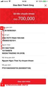 Preuves contre Vo Van Tuan