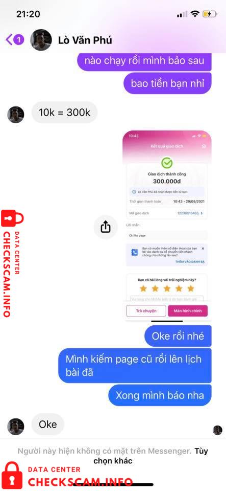Preuves contre Lò Văn Phú