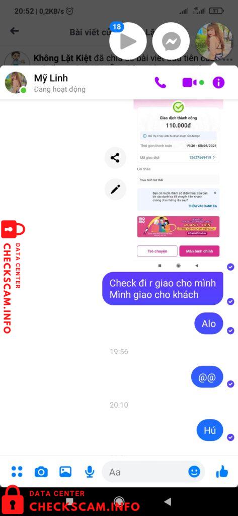 Evidência contra Đỗ Thị Thùy Linh