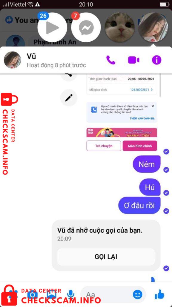 Evidência contra Đoàn Tường Vũ