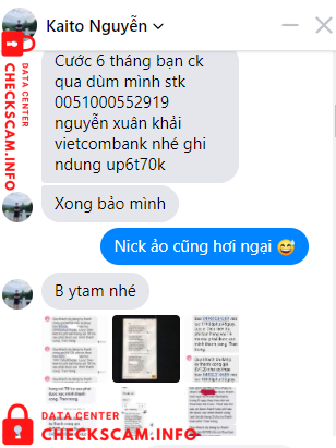 Evidência contra Nguyễn Xuân Khải