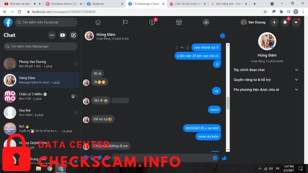 Evidência contra Pham Thi Hai