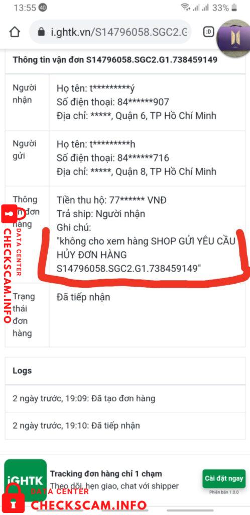 Preuves contre Nguyễn Mai Linh
