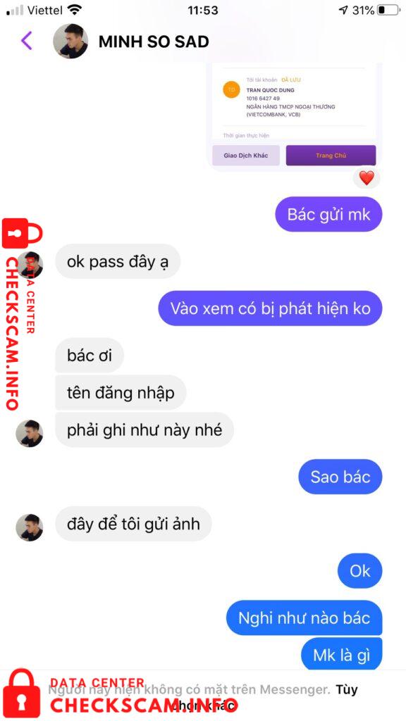Preuves contre Tran Quoc Dung