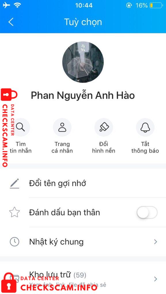 Preuves contre Phan Nguyễn Anh Hào