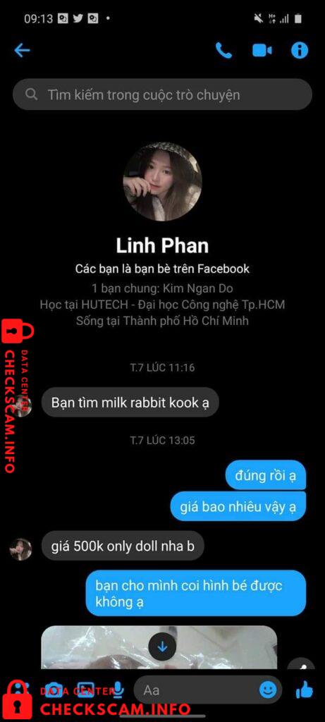 Evidência contra Nguyen Trinh Tam