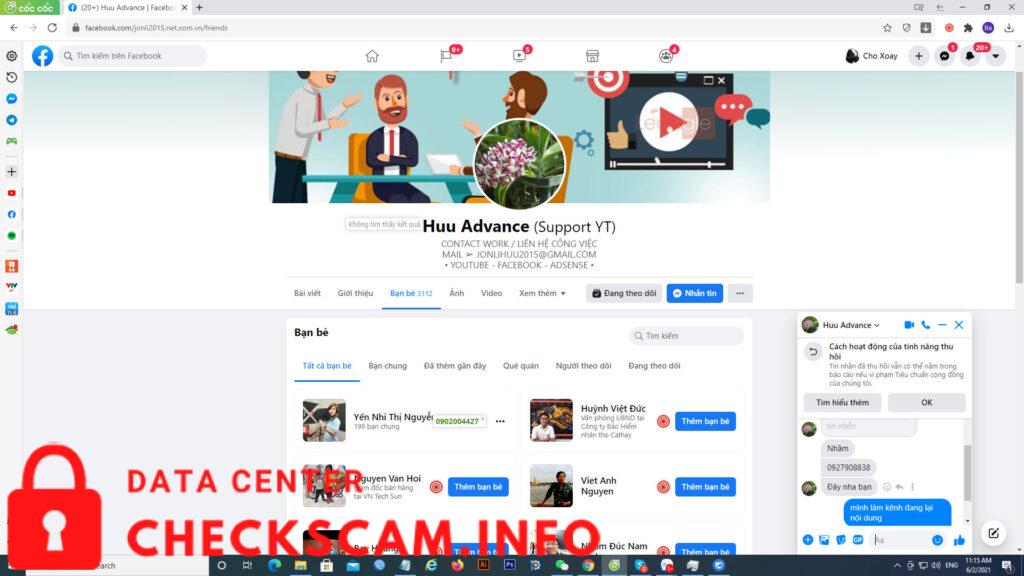Evidência contra Luu Trong Huu