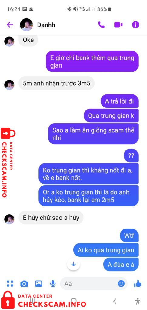 Preuves contre Nguyen Van Danh