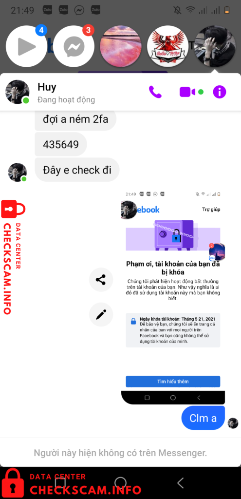 Preuves contre Trương Quang Huy