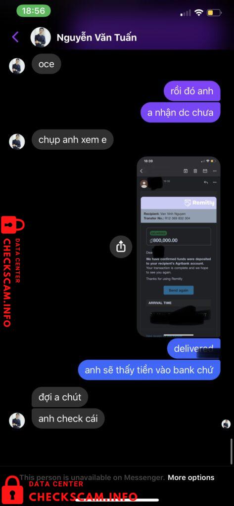 Preuves contre Nguyen Van Vinh