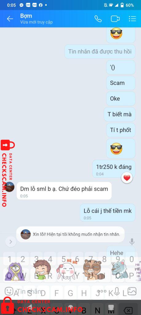 Preuves contre Trịnh Công Vũ