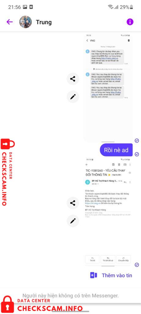 Preuves contre Nguyen Van Thanh