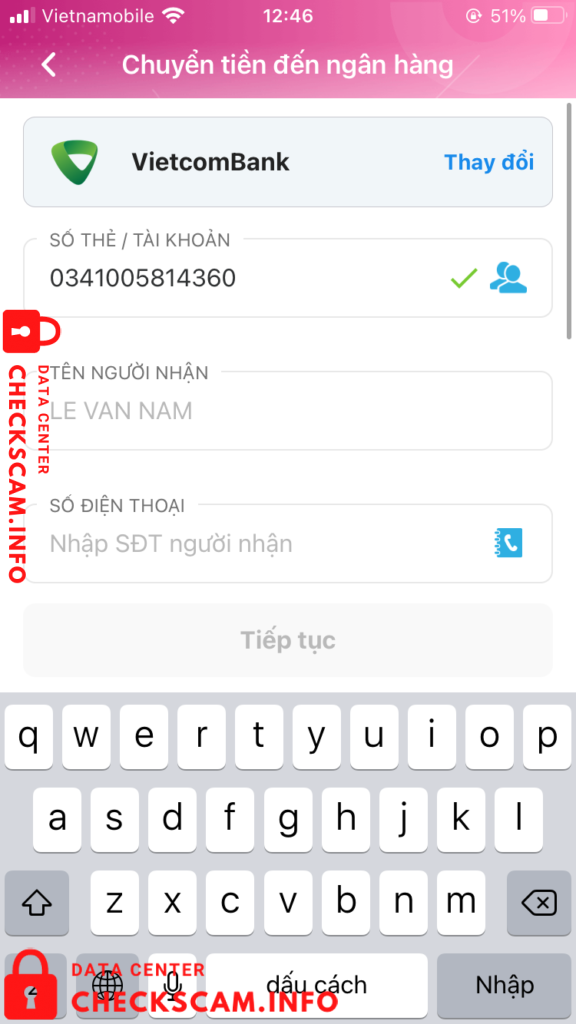 Preuves contre Le Van Nam