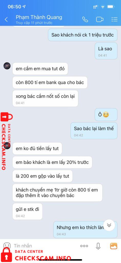Preuves contre Nguyen Hoang Long