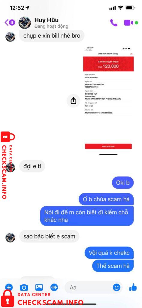 Preuves contre Do Quoc Huy