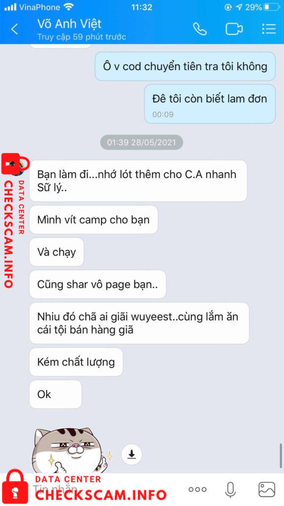 Preuves contre Võ Anh Việt