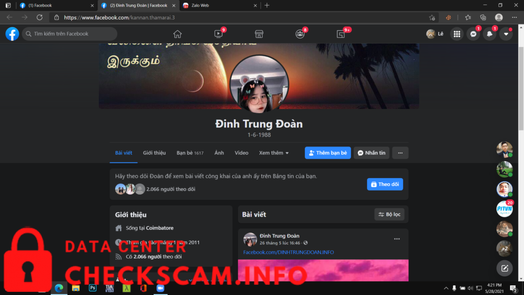 Preuves contre Đinh Trung Đoàn