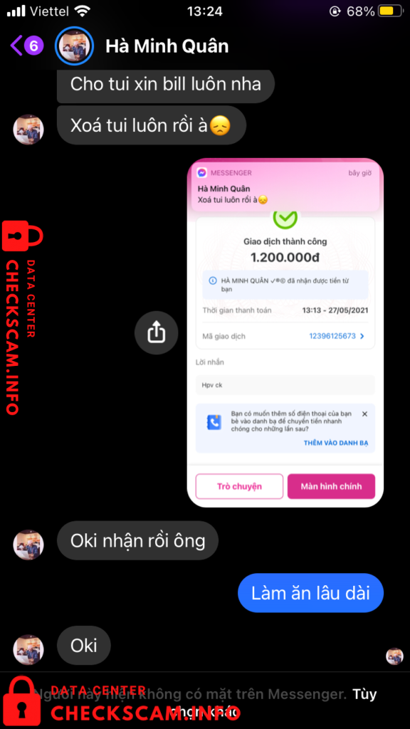 Preuves contre Hà Minh Quân