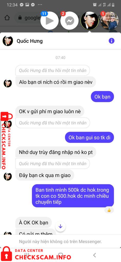 Preuves contre Nguyễn Quốc Hưng
