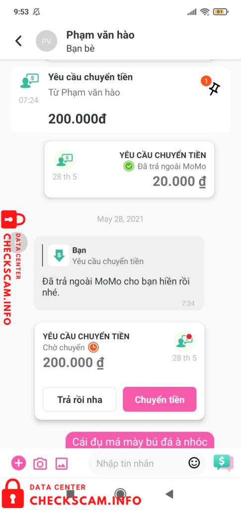 Preuves contre Phạm Văn Hào