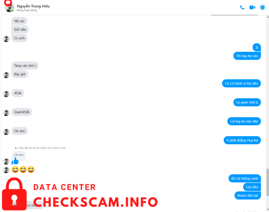 Preuves contre Ung Nguyen Hoang