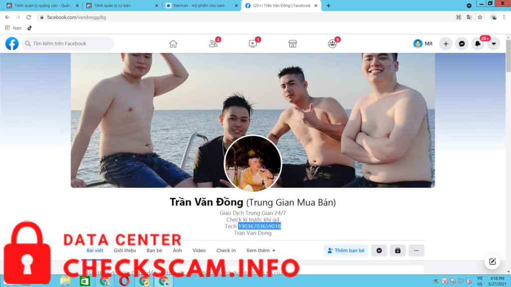 Evidência contra Tran Van Dong