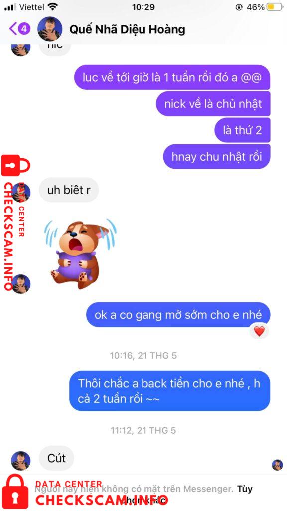 Evidência contra Nguyen Lien Hiep Hoang