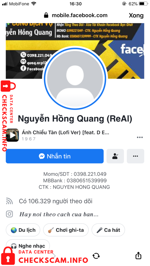 Preuves contre Ngo Hong Quang