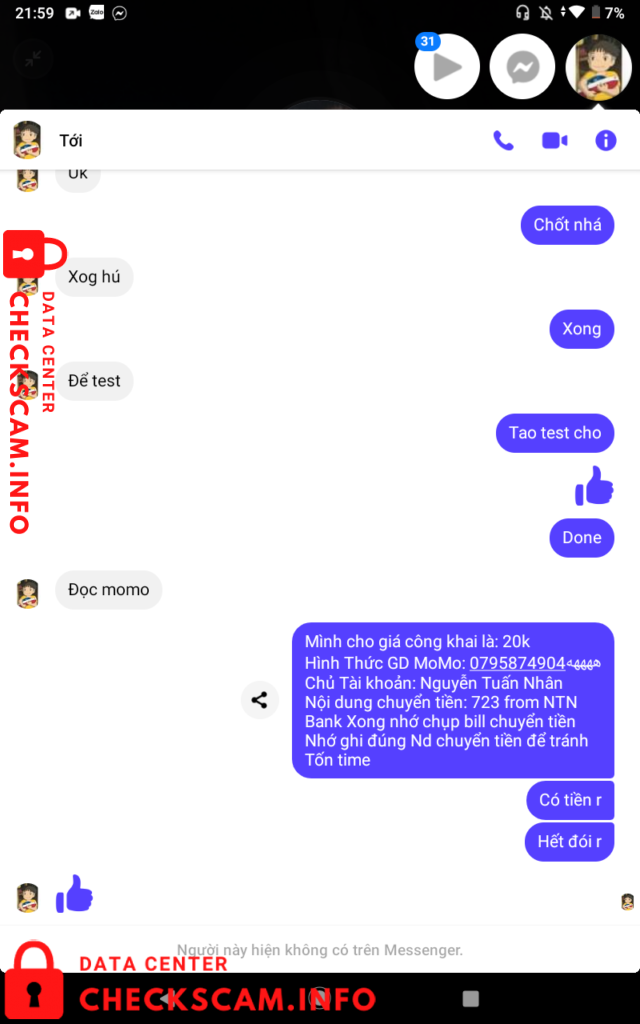 Preuves contre Nguyễn Hữu Tới