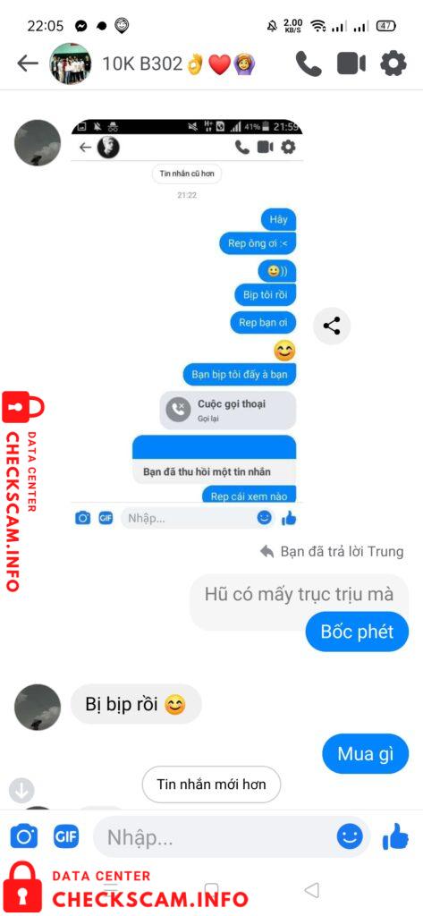Preuves contre Đinh Chung Kiên