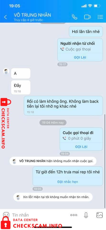 Preuves contre Võ Trung Nhân