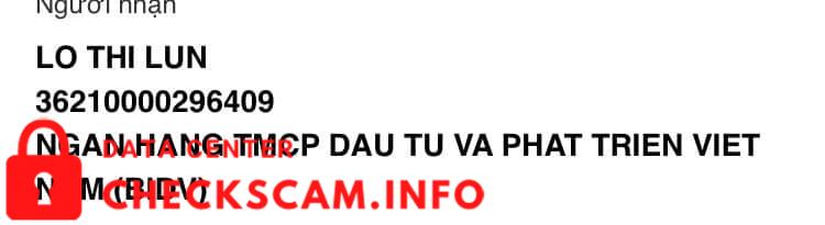 Preuves contre Lo Thi Lun