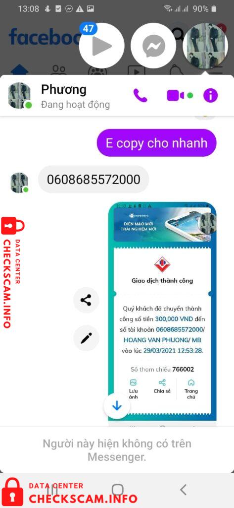 Preuves contre Hoang Van Phuong