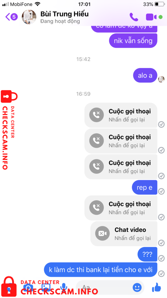 Preuves contre Bùi Trung Hiếu