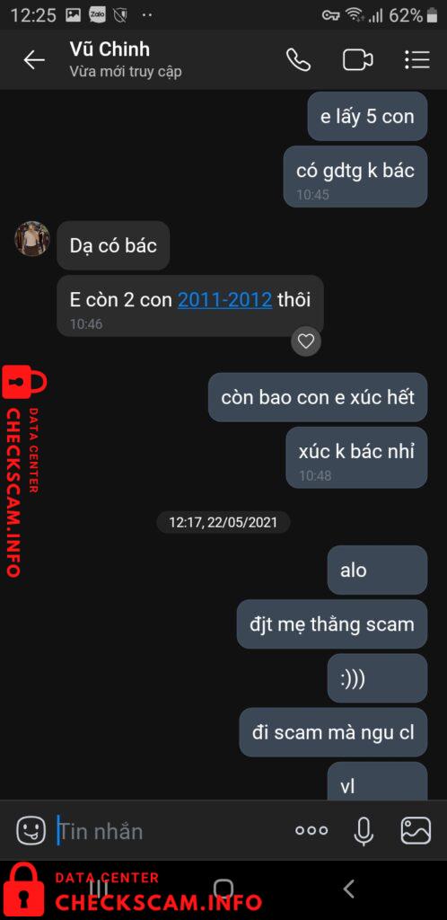 Preuves contre Tran Vu Chinh