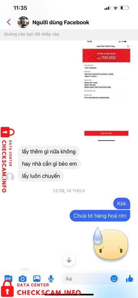 Preuves contre Doan Huy Tuan