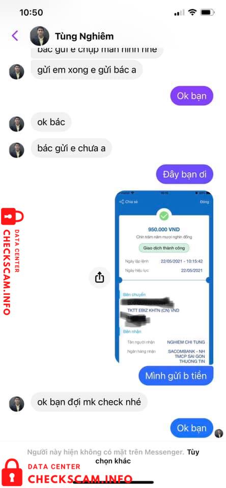 Preuves contre Nghiem Chi Tung