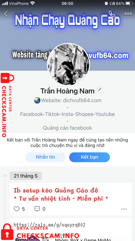 Preuves contre Trần Hoàng Nam