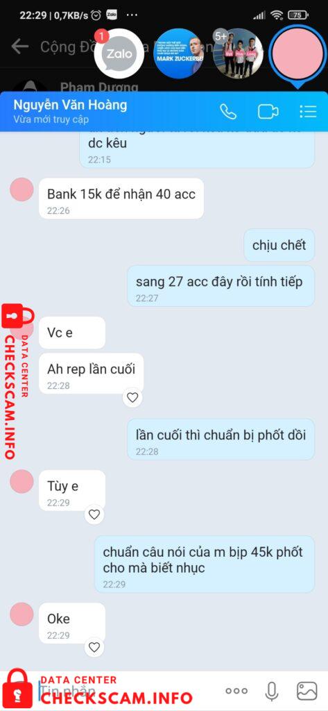 Preuves contre Pham Van Quyet