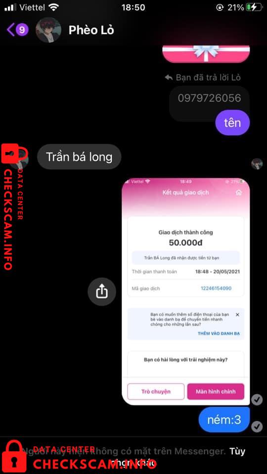 Preuves contre Kiều Trang